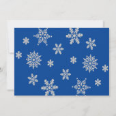 Holiday Snowflake Aankondiging (Achterkant)