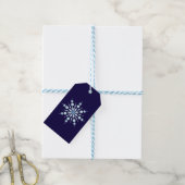 Holiday Snowflake Cadeaulabel (Met Touw)