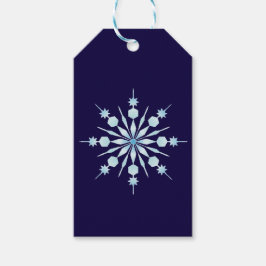 Holiday Snowflake Cadeaulabel