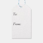 Holiday Snowflake Cadeaulabel (Achterkant)