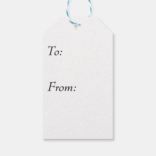 Holiday Snowflake Cadeaulabel (Achterkant)