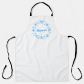 Holiday Snowflake Krans Schort (Voorkant)