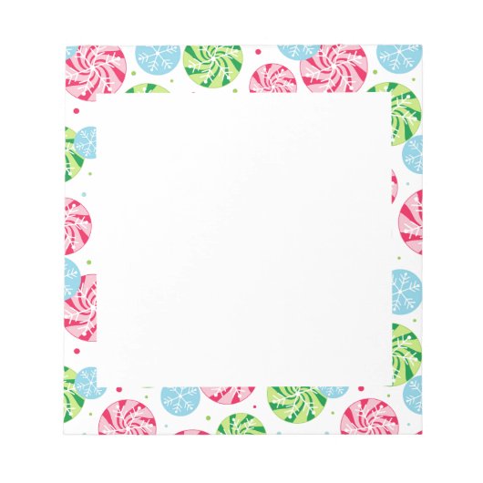 Holiday Snowflake Notitieblok (Voorkant)