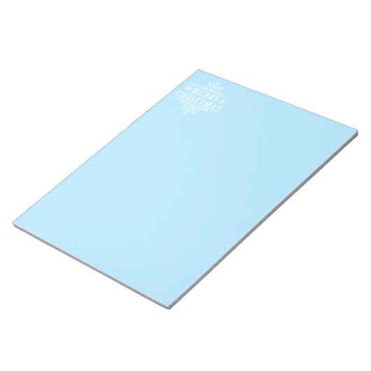 Holiday Snowflake Notitieblok (Schuin)