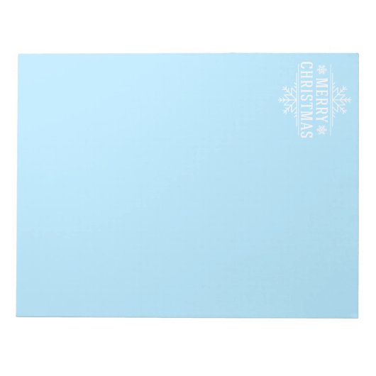 Holiday Snowflake Notitieblok (Voorkant)