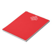 Holiday Snowflake Notitieblok (Linkerzijde)