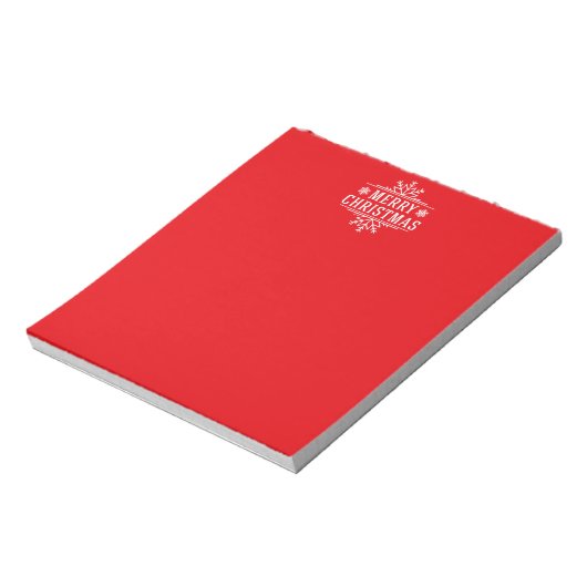 Holiday Snowflake Notitieblok (Linkerzijde)