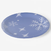 Holiday Snowflake Papieren Bordje (Gekanteld)