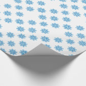 Holiday Snowflake Patroon 2 Cadeaupapier (Hoek)