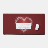 Holiday Snowflake Stars Heart Design Kerstmis Bureaumat (Keyboard & Muis)