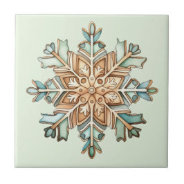 Holiday Snowflake Tegeltje