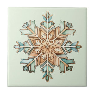Holiday Snowflake Tegeltje