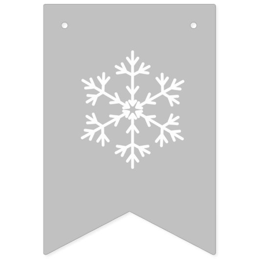 Holiday Snowflakes Banner Flags (Tweede vlag)