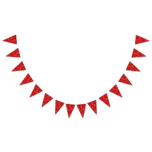 Holiday Snowflakes Banner Flags