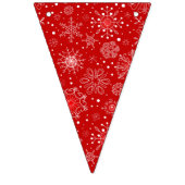 Holiday Snowflakes Banner Flags (Eerste vlag)
