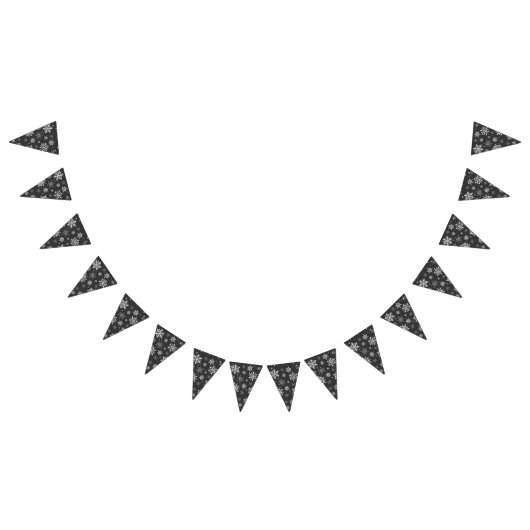 Holiday Snowflakes Banner Flags (Alle)
