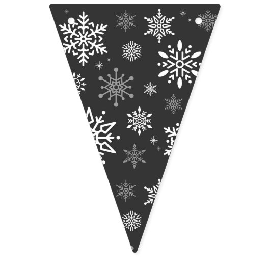Holiday Snowflakes Banner Flags (Tweede vlag)