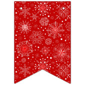 Holiday Snowflakes Banner Flags (Tweede vlag)