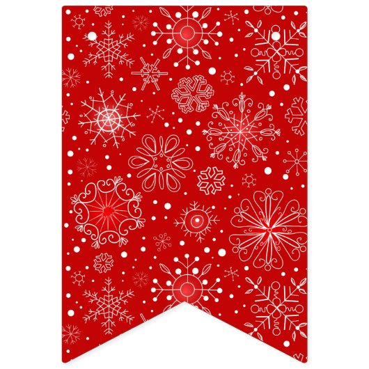 Holiday Snowflakes Banner Flags (Tweede vlag)