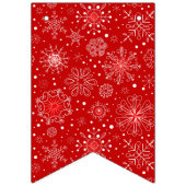 Holiday Snowflakes Banner Flags (Eerste vlag)