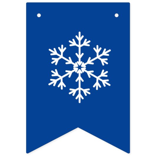 Holiday Snowflakes Banner Flags (Derde vlag)