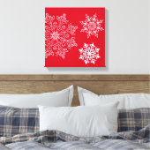 Holiday Snowflakes Canvas Art (Insitu (Slaapkamer))