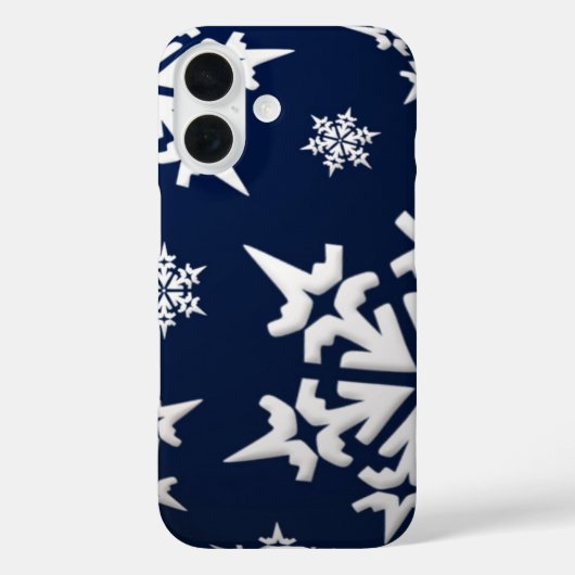 Holiday Snowflakes Case-Mate iPhone Case (Achterkant)