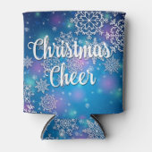 Holiday Snowflakes kerstmis Blikjeskoeler (Voorkant)