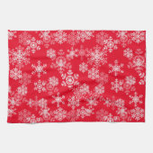 Holiday Snowflakes Kitchen Towel Theedoek (Horizontaal)