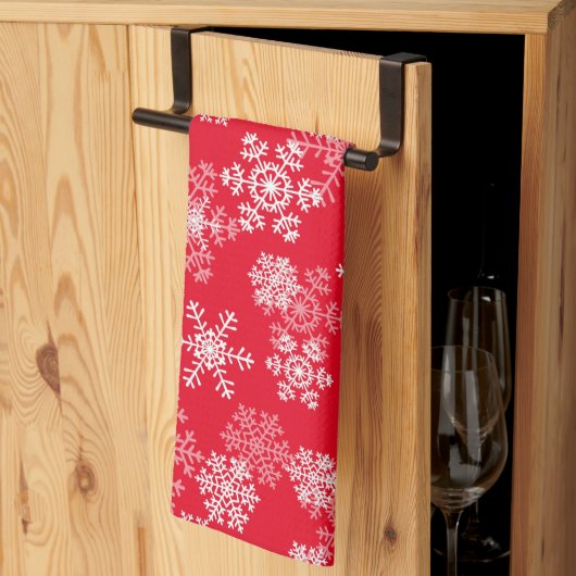 Holiday Snowflakes Kitchen Towel Theedoek (Derde Gevouwen)