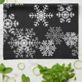 Holiday Snowflakes Kitchen Towel Theedoek (Gevouwen)