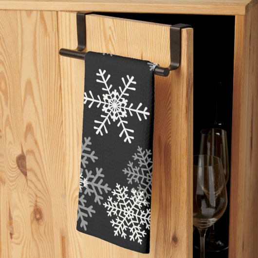 Holiday Snowflakes Kitchen Towel Theedoek (Derde Gevouwen)