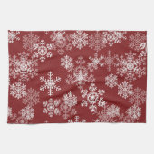 Holiday Snowflakes Kitchen Towel Theedoek (Horizontaal)