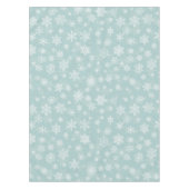 Holiday Snowflakes Merry Kerstmis Tafelkleed (Voorkant)