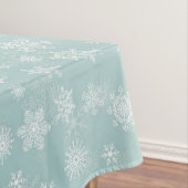 Holiday Snowflakes Merry Kerstmis Tafelkleed (Voorbeeld)