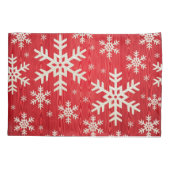 Holiday Snowflakes Pillowcase Kussensloop (Achterkant)