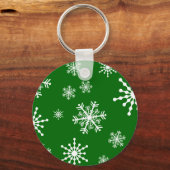 Holiday Snowflakes Sleutelhanger (Voorkant)
