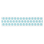 Holiday Snowflakes Table Runner Korte Tafelloper (Horizontaal)