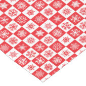 Holiday Snowflakes Table Runner Korte Tafelloper (Hoek)