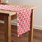 Holiday Snowflakes Table Runner Korte Tafelloper (Voorbeeld)
