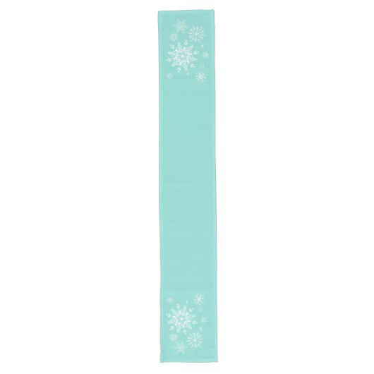 Holiday Snowflakes Table Runner Lange Tafelloper (Voorkant)