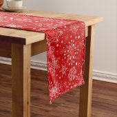 Holiday Snowflakes Table Runner Lange Tafelloper (Voorbeeld)