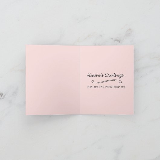 Holiday Snowman Card Kaart (Binnen)