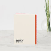 Holiday Snowman Card Kaart (Achterkant)