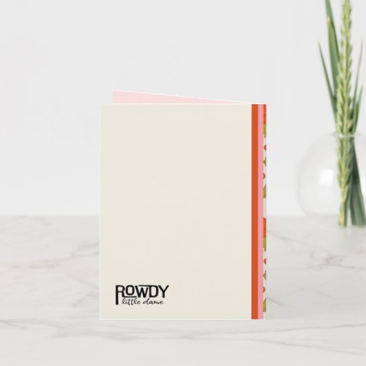 Holiday Snowman Card Kaart (Achterkant)