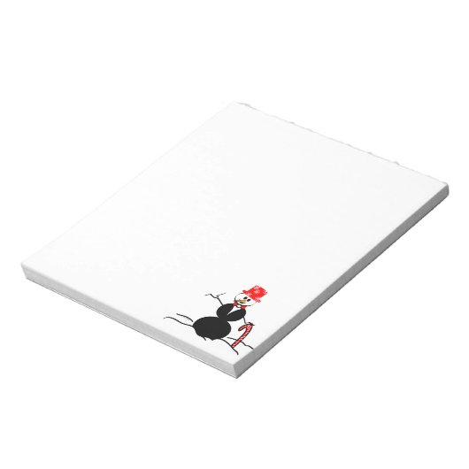 Holiday Snowman Notitieblok (Linkerzijde)