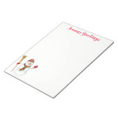 Holiday Snowman Notitieblok (Schuin)