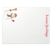 Holiday Snowman Notitieblok (Voorkant)