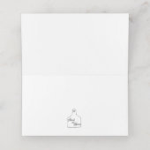 Holiday Snowman Plaatskaartje (Binnenkant ongevouwen)