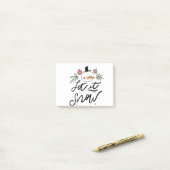 Holiday Snowman Post-it® Notes (Op bureau)